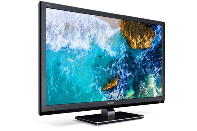 Телевизор Sharp 24EA4E, 24" LED HD TV 1366x768, 100 000:1, DVB-T/T2/C/S/S2, Active Motion 100, Speaker 2x5W (4 ohm), Dolby Digital, 2xHDMI, SCART, 3.5mm Headphone jack / line-out, USB, Hotel Mode, Stand
