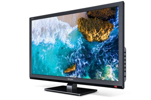 Телевизор Sharp 24EA4E, 24" LED HD TV 1366x768, 100 000:1, DVB-T/T2/C/S/S2, Active Motion 100, Speaker 2x5W (4 ohm), Dolby Digital, 2xHDMI, SCART, 3.5mm Headphone jack / line-out, USB, Hotel Mode, Stand