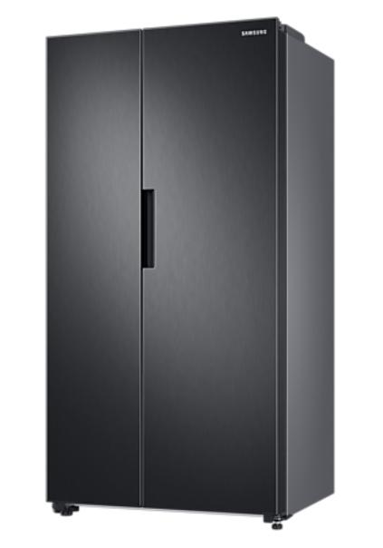 Хладилник Samsung RS66A8101B1/EF, Side by Side Refrigerator with SpaceMax technology, Twin Cooling Plus, Smart Conversion, No Frost, 652 I (409/243), 36 dBA, DIT, Energy Efficiency E, H 178 cm, Black
