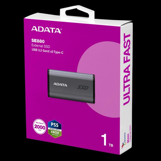 Твърд диск ADATA ELITE SE880 1TB