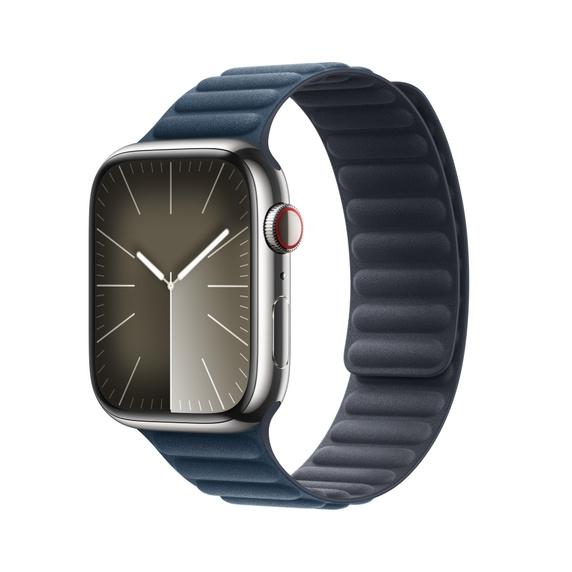 Каишка за часовник Apple 45mm Pacific Blue Magnetic Link - M/L