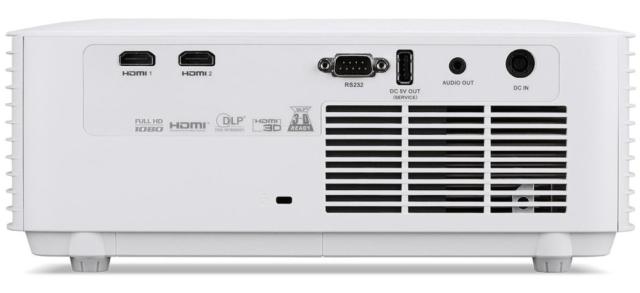 Мултимедиен проектор Acer Projector Vero XL2530 Laser,1080p(1920x1080), 4800ANSI Lm, 50 000:1, HDMI x 2, 1.3 Optical zoom, Stereo mini jack x 1, DC out(5V/1A USB Type A), USB 2.0 (Type A) x1, RS232 x 1, 1x15W Speaker, White