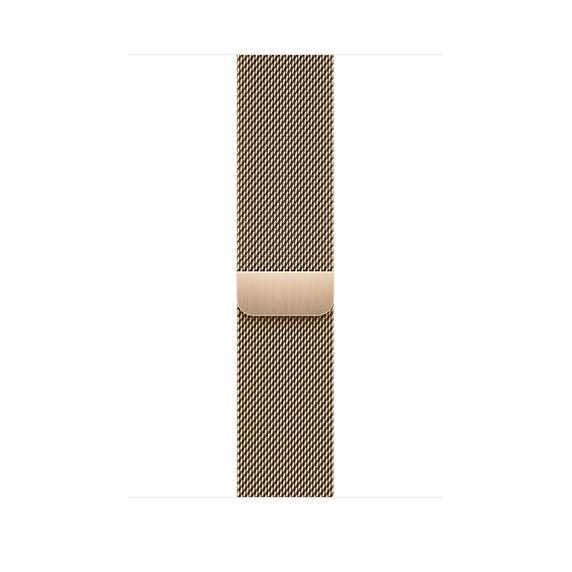 Каишка за часовник Apple 45mm Gold Milanese Loop