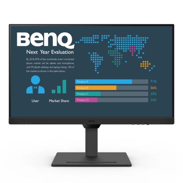 Монитор BenQ BL2790QT 27" IPS, 5ms, QHD 2560x1440, 75Hz, 99% sRGB, Eye Reminder, Flicker-free, LBL, B.I. Gen2, ePaper, 1000:1, 20M:1 DCR, 8 bit, 350cd/m2,HDMI,DP, USB-C 60W, Daisy Chain, 3xUSB 3.2, 2Wx2, HAdj. Stand 110mm, Headph. jack, Line In,Tilt,