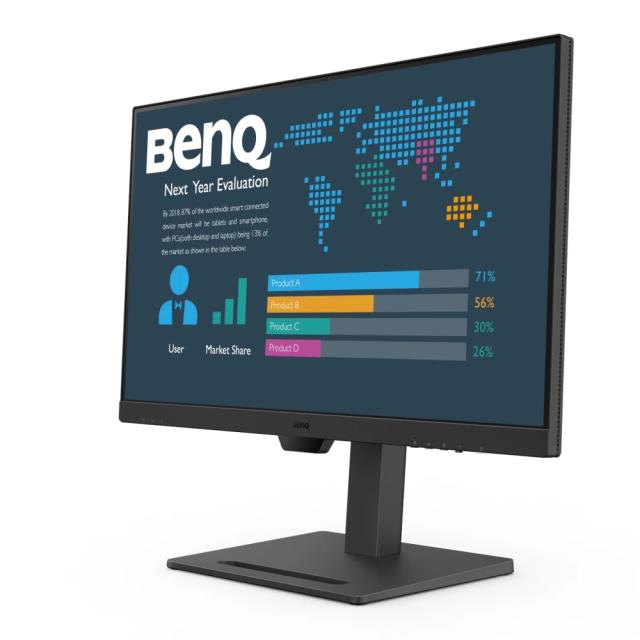 Монитор BenQ BL2790QT 27" IPS, 5ms, QHD 2560x1440, 75Hz, 99% sRGB, Eye Reminder, Flicker-free, LBL, B.I. Gen2, ePaper, 1000:1, 20M:1 DCR, 8 bit, 350cd/m2,HDMI,DP, USB-C 60W, Daisy Chain, 3xUSB 3.2, 2Wx2, HAdj. Stand 110mm, Headph. jack, Line In,Tilt,