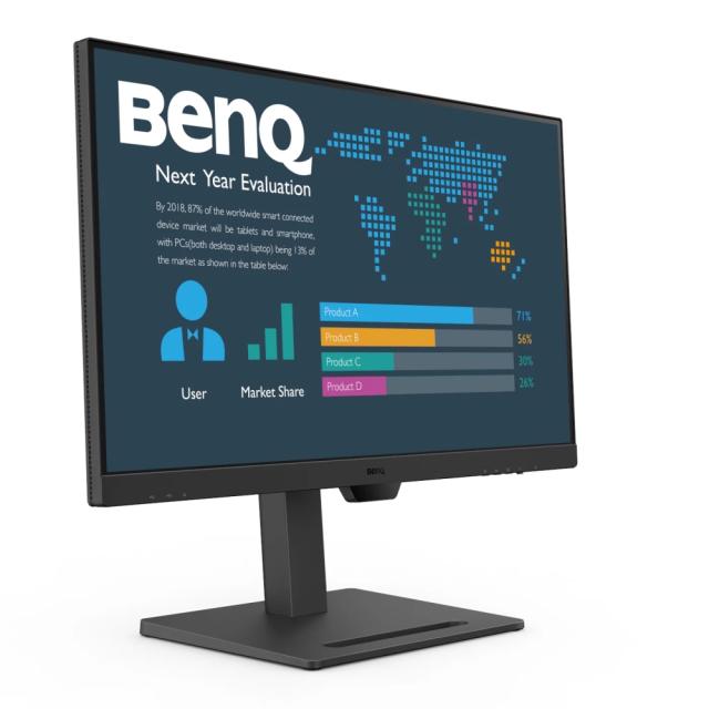 Монитор BenQ BL2790QT 27" IPS, 5ms, QHD 2560x1440, 75Hz, 99% sRGB, Eye Reminder, Flicker-free, LBL, B.I. Gen2, ePaper, 1000:1, 20M:1 DCR, 8 bit, 350cd/m2,HDMI,DP, USB-C 60W, Daisy Chain, 3xUSB 3.2, 2Wx2, HAdj. Stand 110mm, Headph. jack, Line In,Tilt,
