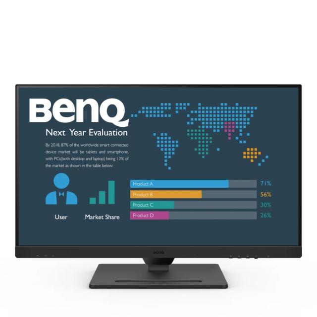 Монитор BenQ BL2790QT 27" IPS, 5ms, QHD 2560x1440, 75Hz, 99% sRGB, Eye Reminder, Flicker-free, LBL, B.I. Gen2, ePaper, 1000:1, 20M:1 DCR, 8 bit, 350cd/m2,HDMI,DP, USB-C 60W, Daisy Chain, 3xUSB 3.2, 2Wx2, HAdj. Stand 110mm, Headph. jack, Line In,Tilt,