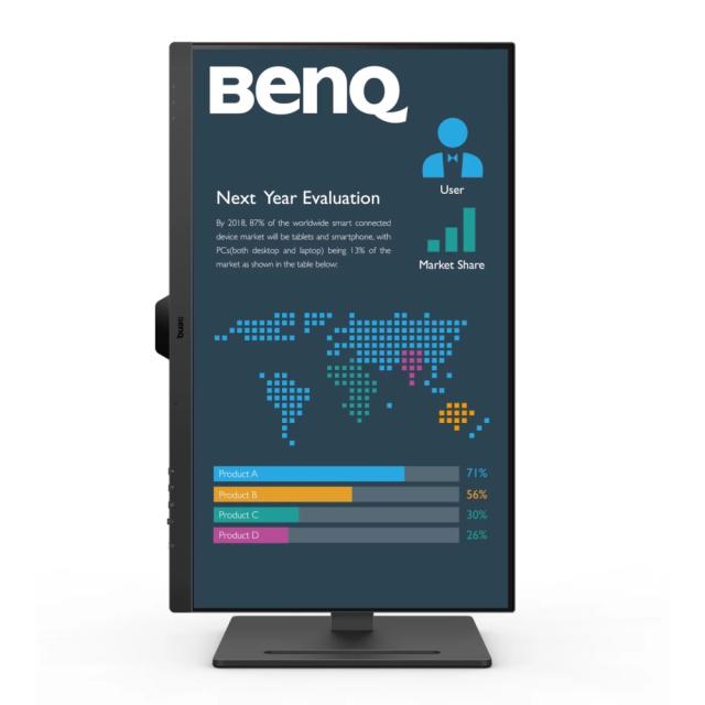 Монитор BenQ BL2790QT 27" IPS, 5ms, QHD 2560x1440, 75Hz, 99% sRGB, Eye Reminder, Flicker-free, LBL, B.I. Gen2, ePaper, 1000:1, 20M:1 DCR, 8 bit, 350cd/m2,HDMI,DP, USB-C 60W, Daisy Chain, 3xUSB 3.2, 2Wx2, HAdj. Stand 110mm, Headph. jack, Line In,Tilt,