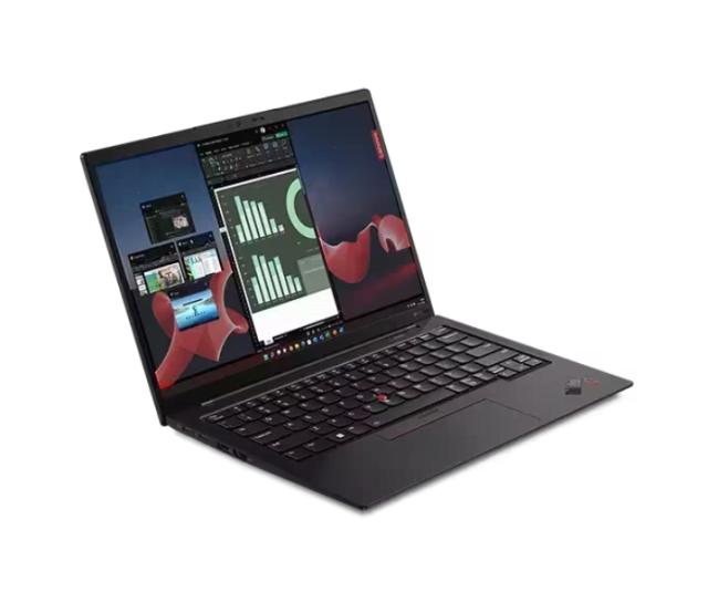 Лаптоп Lenovo ThinkPad X1 Carbon G11 Intel Core i7-1355U (up to 5.0GHz, 12MB), 32GB LPDDR5 6400MHz,1TB SSD, 14" WUXGA (1920x1200) IPS AG, Intel Iris Xe Graphics, FHD&IR Hybrid Cam, Backlit KB, WLAN, BT, NFC, FPR, Win11Pro, 3Y Premier