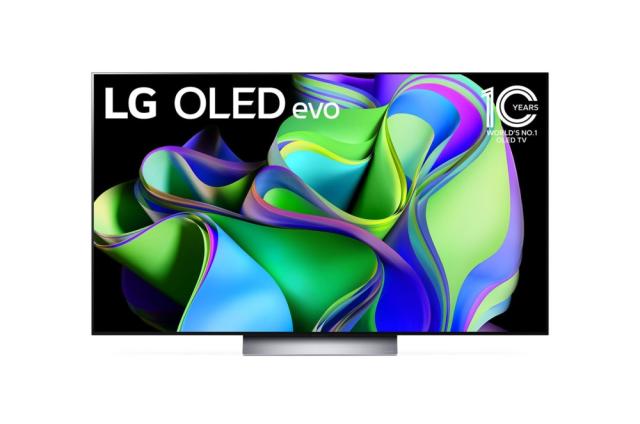 Телевизор LG OLED55C32LA, 55" UHD OLED evo, 4K (3840 x 2160), DVB-C/T2/S2, Full Cinema Screnn, Alpha 9 Processor, 120Hz, ThinQ AI, HDR10, VRR, NVIDIA G-SYNC, AMD FreeSync, Dolby Vision, Dolby Atmos, Built-in Wi-Fi, Bluetooth, HDMI, USB, Airplay 2, Mu