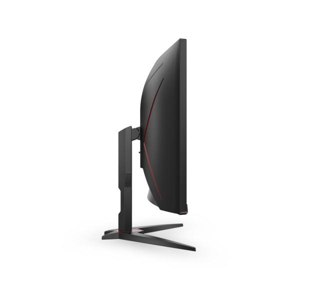 Монитор AOC CU34G2XE/BK, 34" Curved 1500R VA WLED, 3440x1440@144Hz, 4ms GtG, 1ms MPRT, 300 cd/m2, 3000:1, DCR 80M:1, Adaptive Sync, FlickerFree, Low Blue Light, Tilt, HDMI, 2xDP