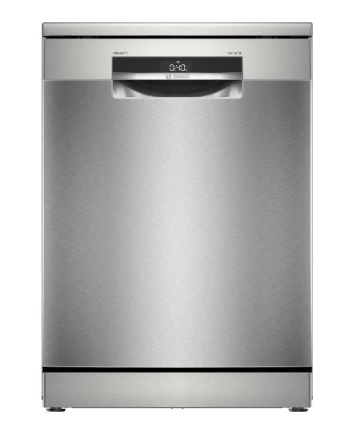 Съдомиялна Bosch SMS6ECI11E SER6 Free-standing dishwasher, C, EcoDrying, 9,0l, 14ps, 6p/5o, 40dB(B), Silence 39dB, 3rd drawer, Extra Clean Zone, inox, HC