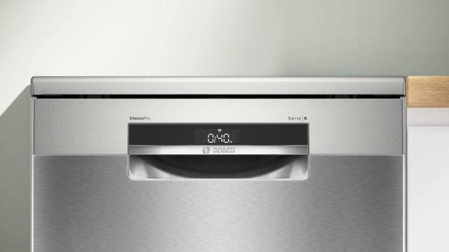 Съдомиялна Bosch SMS6ECI11E SER6 Free-standing dishwasher, C, EcoDrying, 9,0l, 14ps, 6p/5o, 40dB(B), Silence 39dB, 3rd drawer, Extra Clean Zone, inox, HC
