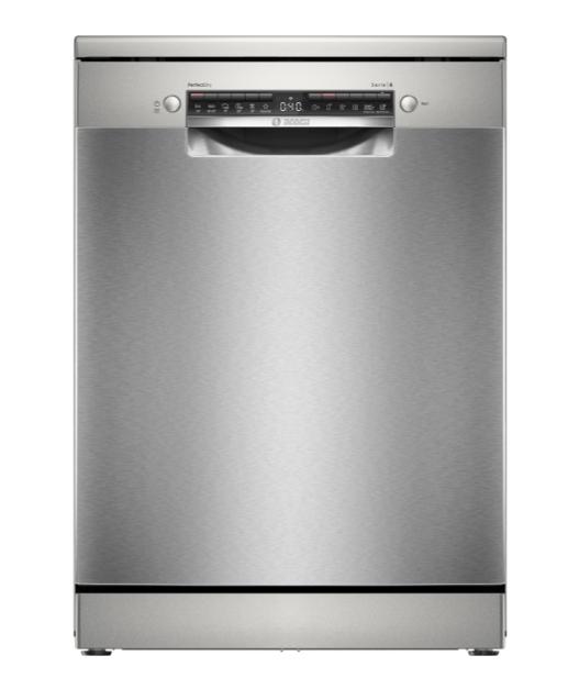 Съдомиялна Bosch SMS6TCI00E SER6 Free-standing dishwasher, A, Zeolith, EcoDrying, 9,5l, 14ps, 6p/5o, 44dB(B), Silence 42dB, 3rd drawer, inox, HC
