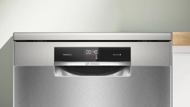 Съдомиялна Bosch SMS8TCI01E SER8 Free-standing Intelligent dishwasher, A, Zeolith, EcoDrying, 9,5l, 14ps, 8p/6o, 43dB(B), Silence 41dB, 3rd drawer, Extra Clean Zone, 2 TFT displays, interior light, PerfectDry, inox, HC