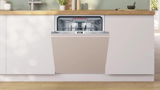 Съдомиялна Bosch SMV4ECX21E SER4 Dishwasher fully integrated, B, EcoDrying, 9,0l, 14ps, 6p/5o, 42dB(B), Silence 41dB, 3rd drawer, Rackmatic, HC