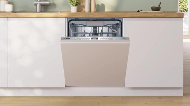 Съдомиялна Bosch SMV4EVX01E SER4 Dishwasher fully integrated, C, Polinox, EcoDrying, 9,0l, 14ps, 6p/5o, 44dB(B), Silence 43dB, 3rd drawer, Rackmatic, Hygiene+, HC