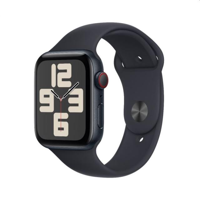 Часовник Apple Watch SE2 v2 Cellular 44mm Midnight Alu Case w Midnight Sport Band - S/M