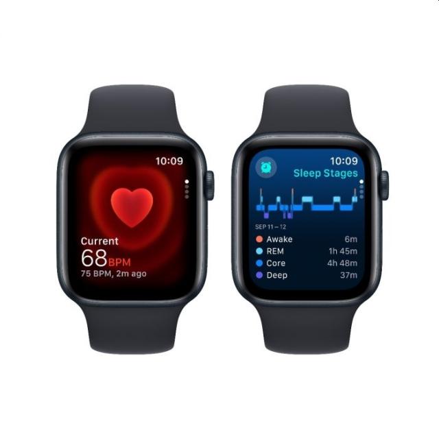 Часовник Apple Watch SE2 v2 Cellular 44mm Midnight Alu Case w Midnight Sport Band - S/M
