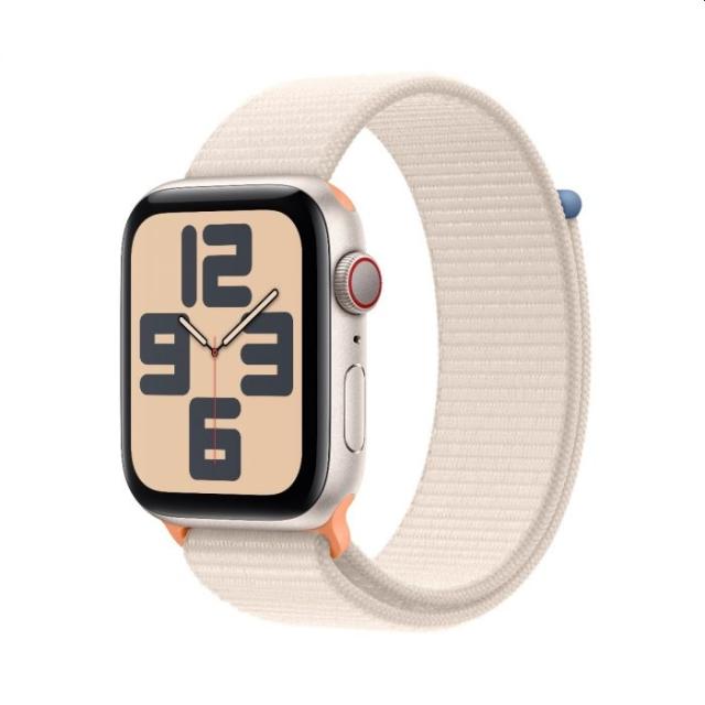 Часовник Apple Watch SE2 v2 Cellular 44mm Starlight Alu Case w Starlight Sport Loop