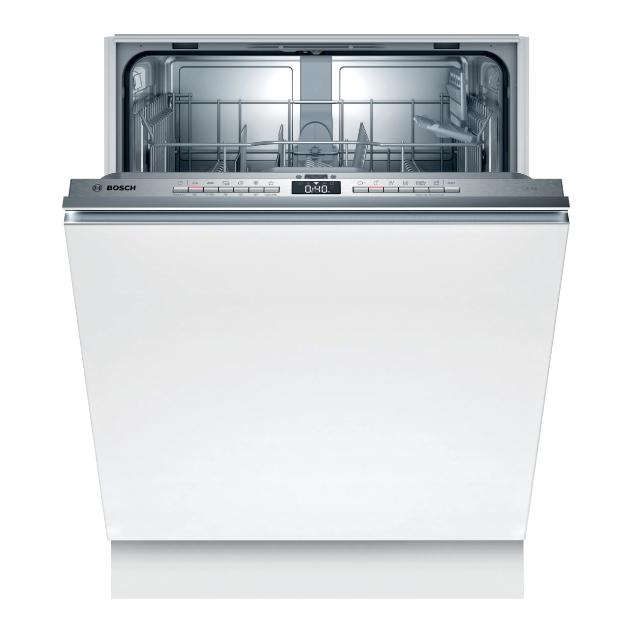 Съдомиялна Bosch SMV4HTX24E SER4 Dishwasher fully integrated, E, Polinox, 9,5l, 12ps, 6p/5o, 48dB(C), Silence 44dB, Rackmatic, HC