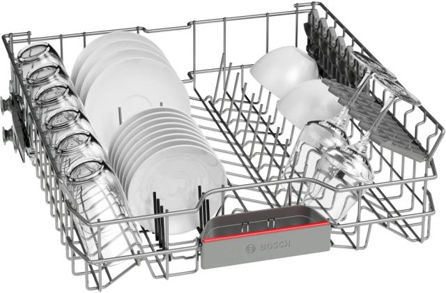 Съдомиялна Bosch SMV4HTX24E SER4 Dishwasher fully integrated, E, Polinox, 9,5l, 12ps, 6p/5o, 48dB(C), Silence 44dB, Rackmatic, HC