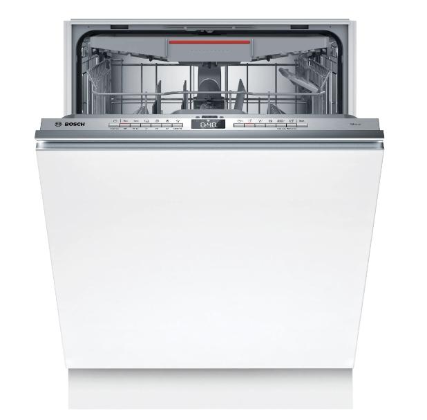 Съдомиялна Bosch SMV4HVX00E SER4 Dishwasher fully integrated, D, Polinox, 9,0l, 14ps, 6p/5o, 46dB(C), Silence 45dB, 3rd drawer, Rackmatic, HC