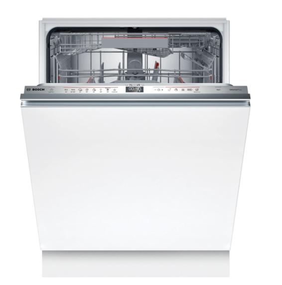 Съдомиялна Bosch SMV6EDX00E SER6 Dishwasher fully integrated, B, EcoDrying, 9,0l, 13ps, 8p/5o, 42dB(B), Silence 41dB, Extra Space 3rd basket, Extra Clean Zone, TimeLight, display, HC