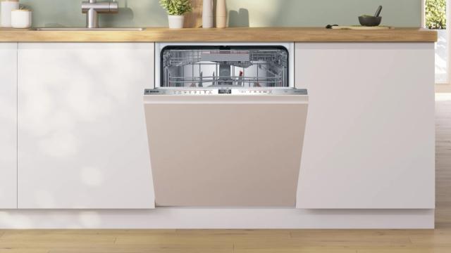 Съдомиялна Bosch SMV6EDX00E SER6 Dishwasher fully integrated, B, EcoDrying, 9,0l, 13ps, 8p/5o, 42dB(B), Silence 41dB, Extra Space 3rd basket, Extra Clean Zone, TimeLight, display, HC