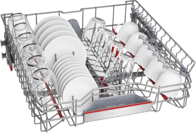 Съдомиялна Bosch SMV6EDX00E SER6 Dishwasher fully integrated, B, EcoDrying, 9,0l, 13ps, 8p/5o, 42dB(B), Silence 41dB, Extra Space 3rd basket, Extra Clean Zone, TimeLight, display, HC
