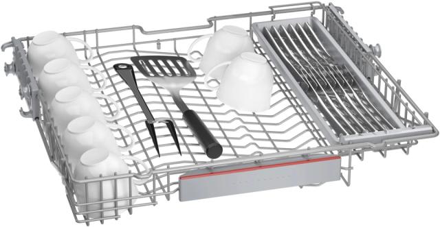 Съдомиялна Bosch SMV6EDX00E SER6 Dishwasher fully integrated, B, EcoDrying, 9,0l, 13ps, 8p/5o, 42dB(B), Silence 41dB, Extra Space 3rd basket, Extra Clean Zone, TimeLight, display, HC
