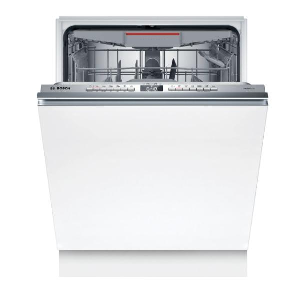 Съдомиялна Bosch SMV6YCX02E SER6 Dishwasher fully integrated, A, Zeolith, EcoDrying, 9,5l, 14ps, 6p/5o, 44dB(B), Silence 43dB, 3rd basket, display, HC, interior light
