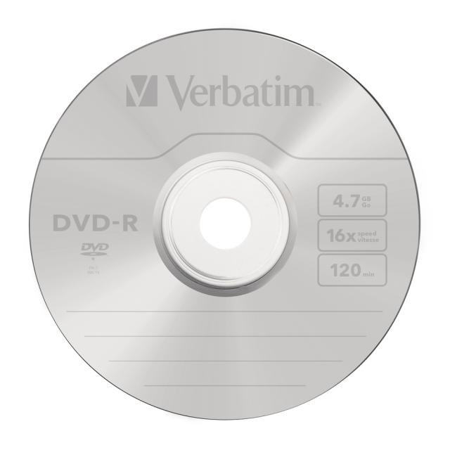 Медия Verbatim DVD-R AZO 4.7GB 16X MATT SILVER SURFACE (5 PACK)