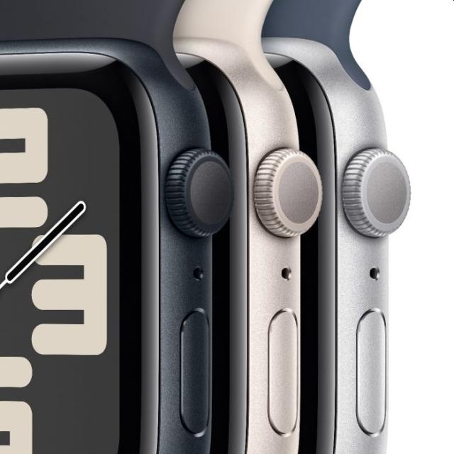 Часовник Apple Watch SE2 v2 GPS 44mm Starlight Alu Case w Starlight Sport Band - M/L