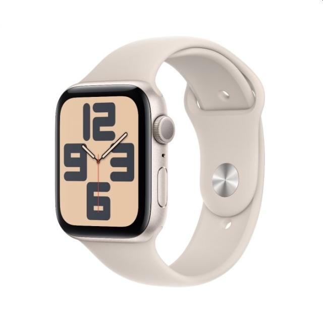 Часовник Apple Watch SE2 v2 GPS 44mm Starlight Alu Case w Starlight Sport Band - S/M