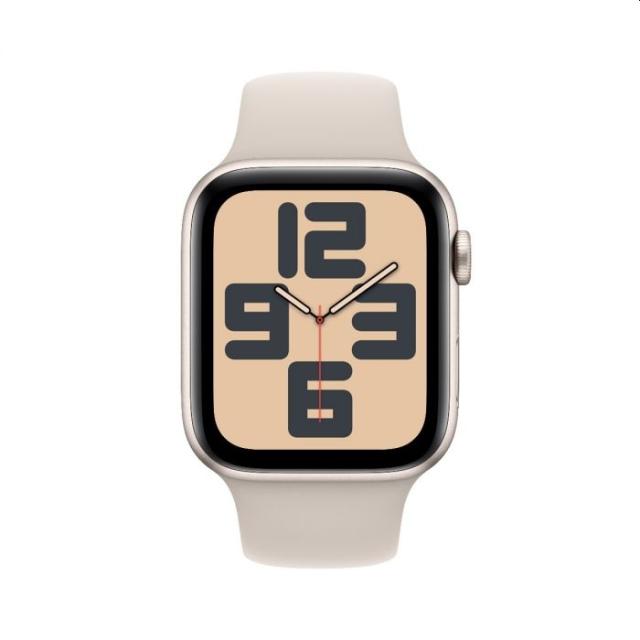 Часовник Apple Watch SE2 v2 GPS 44mm Starlight Alu Case w Starlight Sport Band - S/M