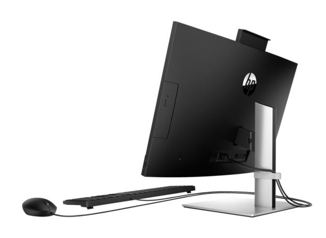 Настолен компютър HP ProOne 440 G9 R All-in-One, Core i5-13500T (up to 4.6GHz/24MB/14C), 23.8" FHD IPS non-Touch + 5MP WebCam, 16GB 3200Mhz 1DIMM, 512GB M.2 PCIe SSD, HP 125 Wired Mouse, NO Keyboard, Wi-Fi 6 + BT 5.3, Win 11 Pro