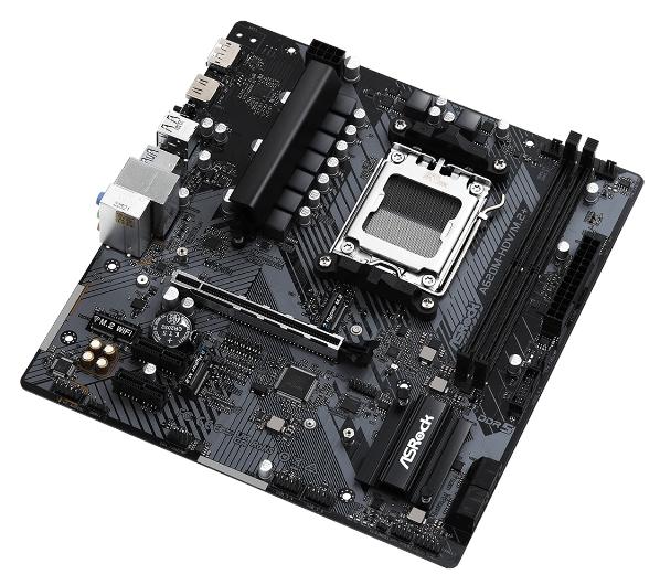 Дънна платка Asrock A620M-HDV/M.2+ + Lanberg Wireless Network Card USB adapter NC-1200-WIE AC1200 Dual Band