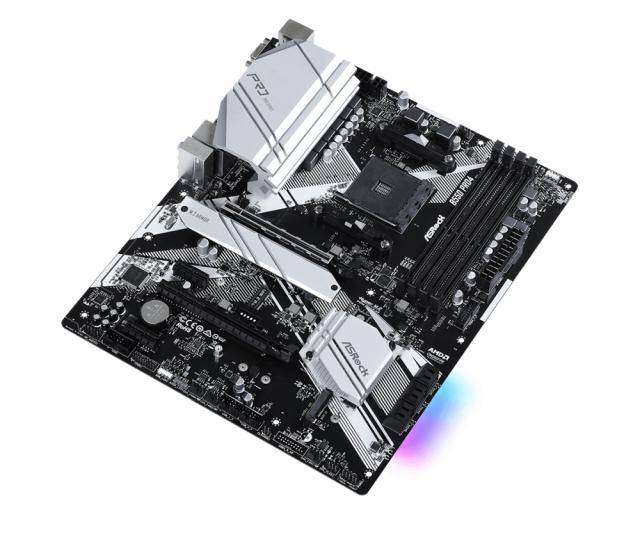 Дънна платка Asrock B550 Pro 4 + Lanberg Wireless Network Card USB adapter NC-1200-WIE AC1200 Dual Band