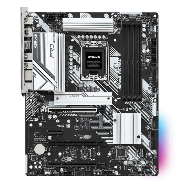 Дънна платка Asrock B760 Pro RS + Lanberg Wireless Network Card USB adapter NC-1200-WIE AC1200 Dual Band