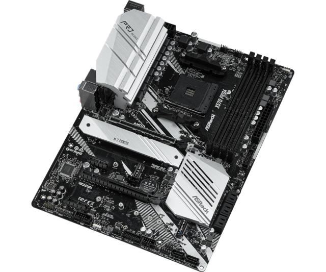 Дънна платка Asrock X570 Pro 4 + Lanberg Wireless Network Card USB adapter NC-1200-WIE AC1200 Dual Band
