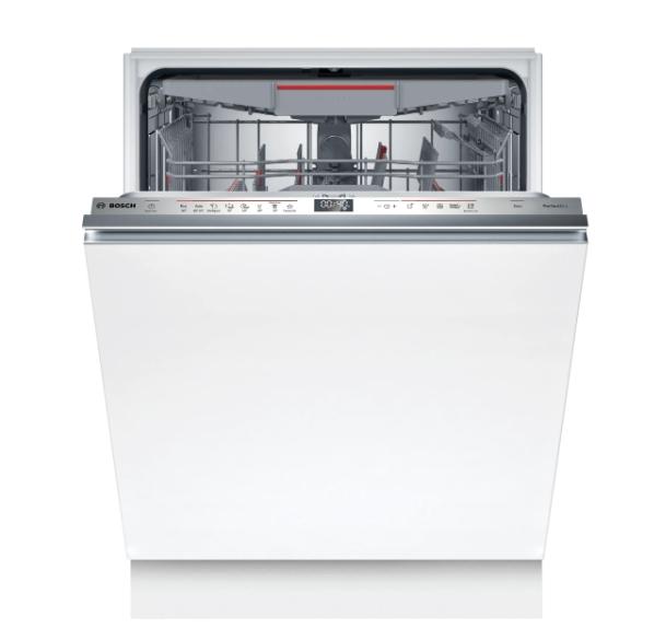 Съдомиялна Bosch SMV6ZCX06E SER6 Intelligent dishwasher fully integrated, B, Zeolith, 9,0l, 14ps, 8p/5o, 40dB(B), Silence 42dB, 3rd drawer, Extra Clean Zone, PerfectDry, display, TimeLight, HC