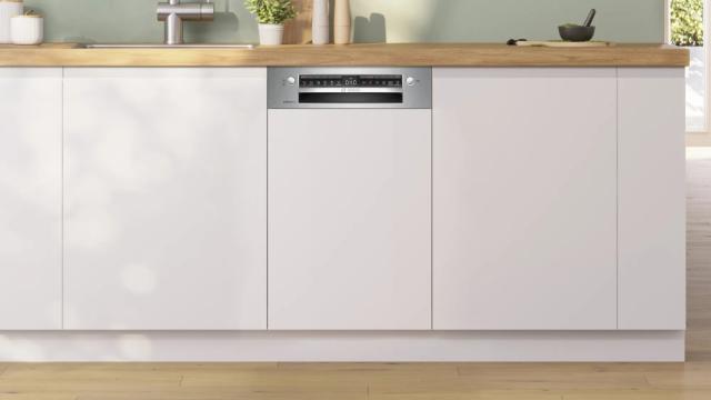 Съдомиялна Bosch SPI4HMS49E SER4 Dishwasher integrated 45cm, E, 9,5l, 10ps, 6p/5o, 44dB(B), 3rd drawer, Rackmatic, HC