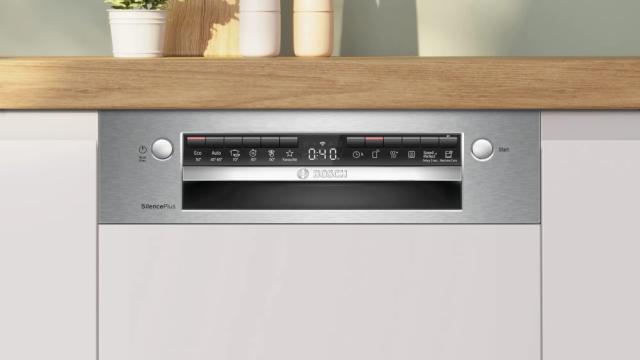 Съдомиялна Bosch SPI4HMS49E SER4 Dishwasher integrated 45cm, E, 9,5l, 10ps, 6p/5o, 44dB(B), 3rd drawer, Rackmatic, HC