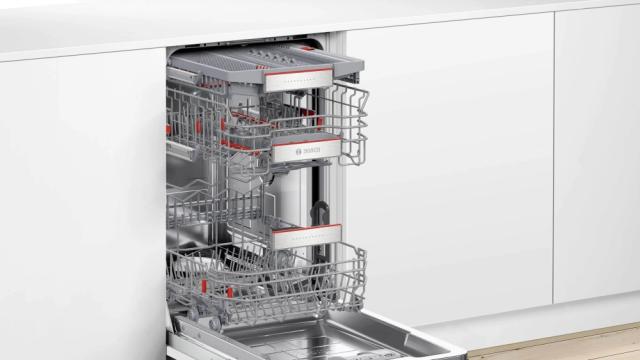 Съдомиялна Bosch SPI6YMS14E SER6 Dishwasher integrated 45cm, B, Zeolith, 8,5l, 10ps, 8p/5o, 43dB(B), 3rd drawer, Rackmatic, HC, interior light