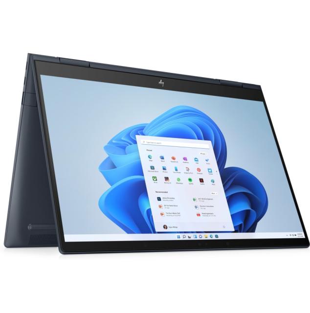 Лаптоп HP Envy x360 13-bf0029nn Space Blue, Core i7-1250U(up to 4.7GH/12MB/10C), 13.3" WUXGA IPS 400nits Touch, 16GB DDR4 on-board, 512GB PCIe SSD, WiFi AX211 6E + BT5.2, Backlit Kbd, 4C Batt, Win 11 Home+Fury Gaming Chair Avenger M+ Black-White