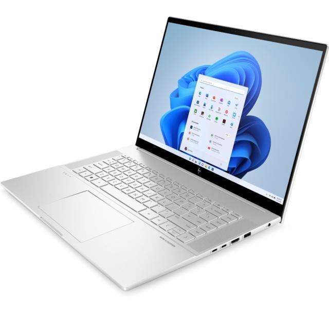 Лаптоп HP Envy 16-h0003nu Natural silver Core i7-12700H (up to 4.7GH/24MB/14C), 16" WQXGA IPS 400 nits, 16GB 4800Mhz 2DIMM, 512GB PCIe SSD, Nvidia GeForce RTX 3060 6GB, WiFi AX211 6E + BT5.2, Backlit Kbd, 6C Batt, Win 11 Home+Fury Gaming Chair Avenge