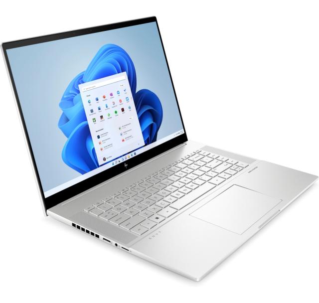 Лаптоп HP Envy 16-h0003nu Natural silver Core i7-12700H (up to 4.7GH/24MB/14C), 16" WQXGA IPS 400 nits, 16GB 4800Mhz 2DIMM, 512GB PCIe SSD, Nvidia GeForce RTX 3060 6GB, WiFi AX211 6E + BT5.2, Backlit Kbd, 6C Batt, Win 11 Home+Fury Gaming Chair Avenge