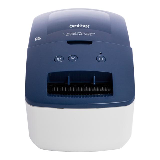 Етикетен принтер Brother QL-600B, 300 x 300 dpi/300 x 600 dpi, 62 mm максимална ширина на етикета