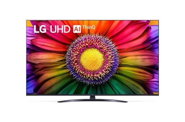 Телевизор LG 65UR81003LJ, 65" 4K UltraHD TV 4K (3840 x 2160), DVB-T2/C/S2, webOS 23 Smart TV, ThinQ AI, a5 AI Processor 4K Gen6, WiFi, HDR10 pro, HLG, ALLM/HGiG, 4K Upscaling, AI Sound, Voice Controll, AirPlay, Quick Card, HDMI eARC, CI, LAN, USB, Bl